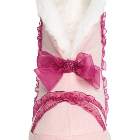 🎉American Girl Faux Fur Slippers size 10 & 13 RJ - Picture 7 of 8